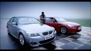 BMW 535d vs BMW i545 Top Gear [upl. by Ttennej]