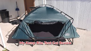 Kamp Rite 2 Man Cot Tent Review [upl. by Laureen]