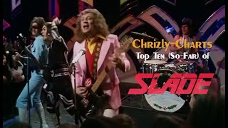 TOP TEN The Best Songs Of Slade RETRO [upl. by Januarius]