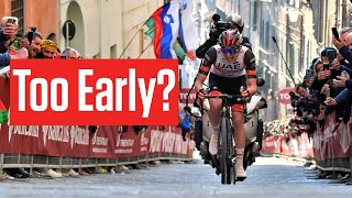 Can Tadej Pogacar Dominate Strade Bianche on Day 1 of 2024 [upl. by Ecadnarb]