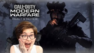 Official Call of Duty Modern Warfare Trailer My React amp Review [upl. by Ailemak960]