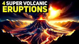 4 Catastrophic Super Volcanic Eruptions [upl. by Wheelwright]