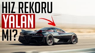 Hız Rekoru Yalan Mı  SSC TUATARA 532kms [upl. by Atela]