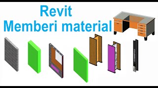 Revit Memberi Material [upl. by Auot215]