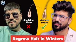 7 Winter Hair Care Essentials  Winter Hair Care routine  4 Stages of Hair fall  Regrow Hair [upl. by Yruama942]