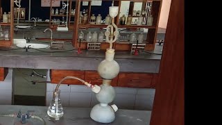 how to prepare H2S gas using Kipps apparatus [upl. by Einnek]