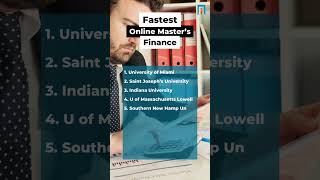 Which colleges have the fastest online masters degrees in finance college onlinelearning [upl. by Ahsenet]