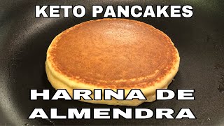 Receta Keto Pancackes con Harina de Almendra [upl. by Dweck]