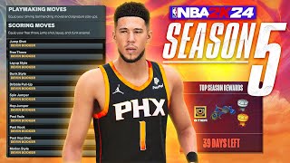 Best Dribble Moves  Animations NBA 2K24 Season 5 UPDATE [upl. by Halimaj48]