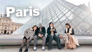 PARIS  Visiting Eiffel Tower Louvre amp Outlet Shopping [upl. by Faith]