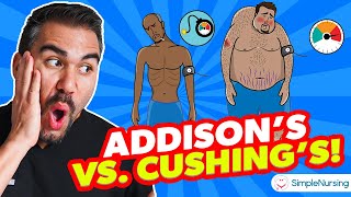 Acing the NCLEX Mastering Addisons vs Cushings Disease [upl. by Em]