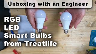 Treatlife RGB LED Smart Bulbs  Unboxing with an Engineer [upl. by Agni]