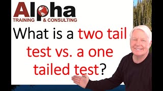 Two tailed vs One tailed in hypothesis testing [upl. by Neersin101]