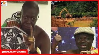 Theyre destroying waterbodies with Galamsey amp u cant report cuz u receive some of ë money😡Otumfuo🔥 [upl. by Jeremy]