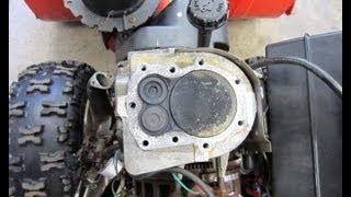 HOW TO Check The Valve Clearance On A 4 Cycle Flat Head Engine [upl. by Ahsile]