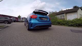 A45 AMG Street Sound Check with Armytrix exhaust [upl. by Enaitsirk]