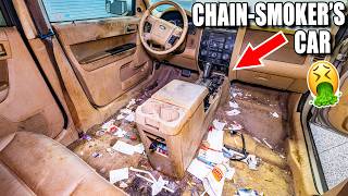 Deep Cleaning The NASTIEST Ford Ever  Best Seat Extraction  Insane Car Detailing Transformation [upl. by Ariuqahs]