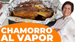 COMO HACER CHAMORRO  COMO HACER SALSA PARA ACOMPAÑAR  COMO HACER CHAMORRO AL VAPOR EN OLLA [upl. by Bedwell]