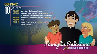 18 GENNAIO 2024  POMERIGGIO  GIORNATE DI SPIRITUALITÀ DELLA FAMIGLIA SALESIANA 2024 [upl. by Ayekan]