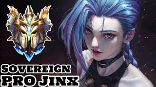 Wild Rift Jinx  Top Jinx Gameplay Rank Sovereign [upl. by Arytal858]