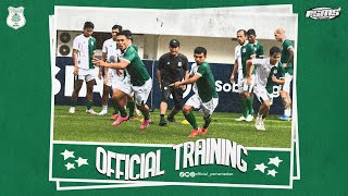 Official Training tim PSMS Medan di std Jakabaring menjelang lawan Sriwijaya Fc [upl. by Ilrahs]