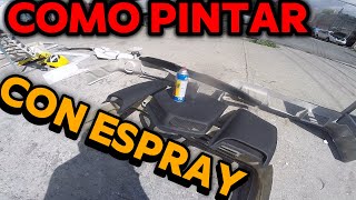 COMO PITAR CON ESPRAY PIESAS DE FIBRA DE VIDRIO [upl. by Charley843]