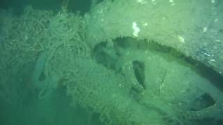 Scubadiving on Junker 52 i Hommelvika Trondheim Norway [upl. by Ainesey]