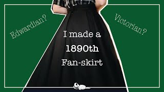 I made a Edwardian fan skirt [upl. by Hardden120]