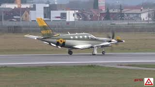 Socata TBM  900 take off N900FZ [upl. by Nibbs]