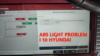 ABS PROBLEM C1208  I 10 HYUNDAI [upl. by Wester]