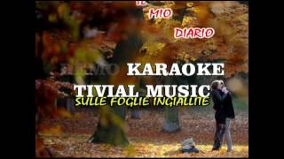 Foglie dautunno Romeo Livieri Karaoke [upl. by Evante]