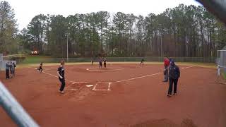 20180317 Birmingham Thunderbolts 06 vs Premier Fastpitch 12U Trumbull [upl. by Amitarp]