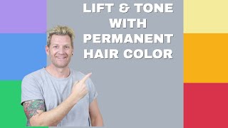 LIFT AND TONE WITH PERMANENT HAIR COLOR [upl. by Danialah]