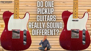 Does A One Pickup Guitar Sound Different  Can You Hear The Difference [upl. by Colline852]