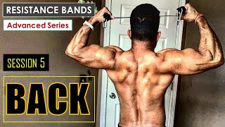 Resistance Band Workout For A Strong Back  Advanced Series  Session 5 [upl. by Swigart]