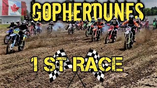 OFFROAD ONTARIO CROSS COUNTRY 2023 1st RACE GopherDunes [upl. by Htinek]