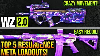 WARZONE 2 Top 5 BEST RESURGENCE LOADOUTS After Update WARZONE 2 Meta Setups [upl. by Rickie335]