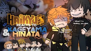 Haikyuu reacts to Kageyama Tobio and Hinata Shoyo  angst   ashlynx [upl. by Matta]