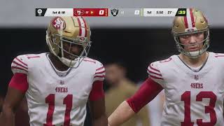 49ers vs Raiders Madden 23 Gameplay [upl. by Kimberlyn282]