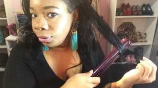 Review on InfinitiPro Conair 1 in Ceramic Flat Iron [upl. by Ggerg]