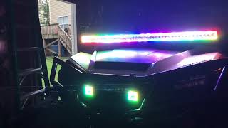 Nicoko RGB lightbar and pod lights [upl. by Fantasia]