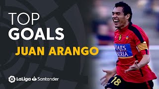 TOP 25 GOLES Juan Arango LaLiga Santander [upl. by Llekim]