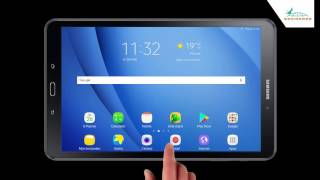 Samsung Galaxy Tab A het Startscherm en apps openen [upl. by Lajib713]