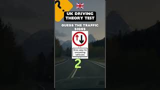 🇬🇧🚦 Quiz16  Guess the UK Driving Theory Test Traffic Signs 🛑  Highway Code Challenge 🚗 [upl. by Mateusz]