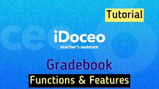 iDoceo 6 Tutorial  Gradebook classlist options [upl. by Amairam]