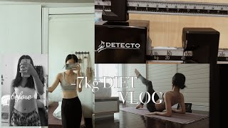 52 kg➡️45 kg🥹 morning routine to lose 7kg losing weight on a slow healthy diet [upl. by Maurey]