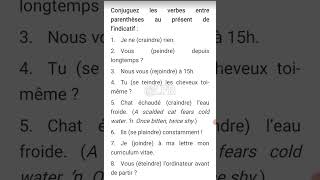 Conjuguez Les verbes entre parenthèses au présent de lindicatif usa kenya nigeria brazil [upl. by Mauchi38]