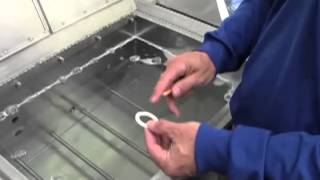 Ultrasonic cleaning demonstration [upl. by Gnanmos]