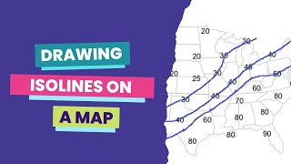 How to Draw Isolines on a Map  Geography Lessons  The Student Shed [upl. by Jose333]