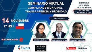 Compliance Municipal Transparencia y Probidad seminariovirtual [upl. by Notle]